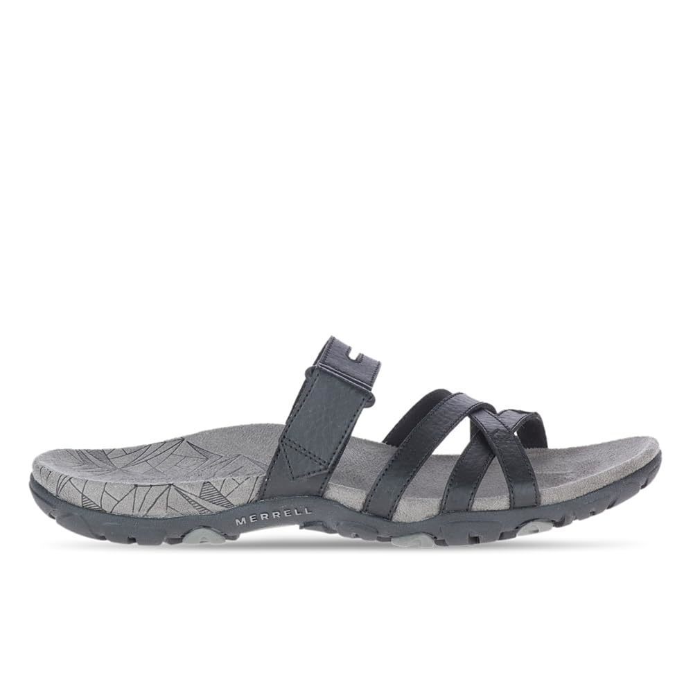 Merrell Black and Gray Women's Slippers